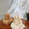 Bride & Groom Sculpture Candle