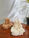 Bride & Groom Sculpture Candle