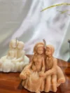 Bride & Groom Sculpture Candle