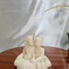 Bride & Groom Sculpture Candle