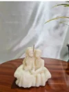 Bride & Groom Sculpture Candle