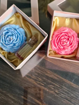 Rose Candle Gift Set