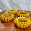 2 Sunflower Bloom Candle