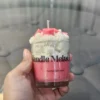Pink Dessert Candle