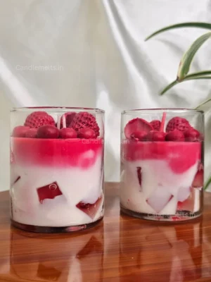 Raspberry Milkshake Candle