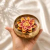 Lotus Candle | 4.5" Metal Urli