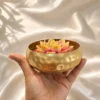 Lotus Candle | 4.5" Metal Urli