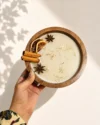 Citrus Spice Candle | 7" Wooden Bowl