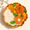 Marigold Garden | 6" Metal Urli