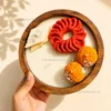 Festive Mithai Bowl | 7" Wooden Bowl