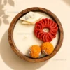 Festive Mithai Bowl | 7" Wooden Bowl