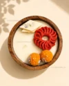 Festive Mithai Bowl | 7" Wooden Bowl
