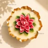 Lotus Floral Candle | 5.5" Metal Urli