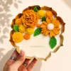 Marigold Garden | 6" Metal Urli